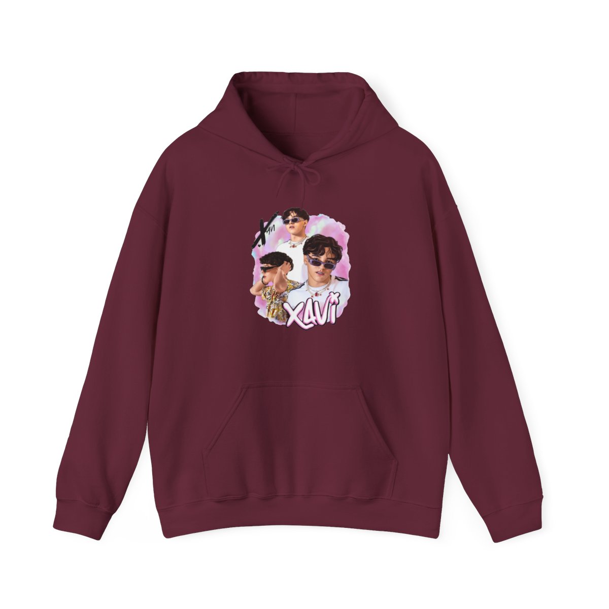 Xavi Regional Mexican Hoodie, Latin Music Star For Cricut Hoodie, Shirt Diy Projects, Sweater Pullover Tee Fit Cotton - alternate angle 3, merchandise