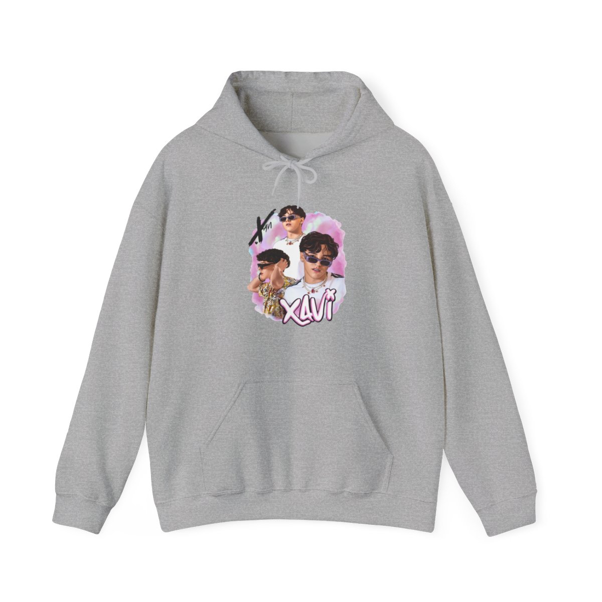 Xavi Regional Mexican Hoodie, Latin Music Star For Cricut Hoodie, Shirt Diy Projects, Sweater Pullover Tee Fit Cotton - alternate angle 2, merchandise