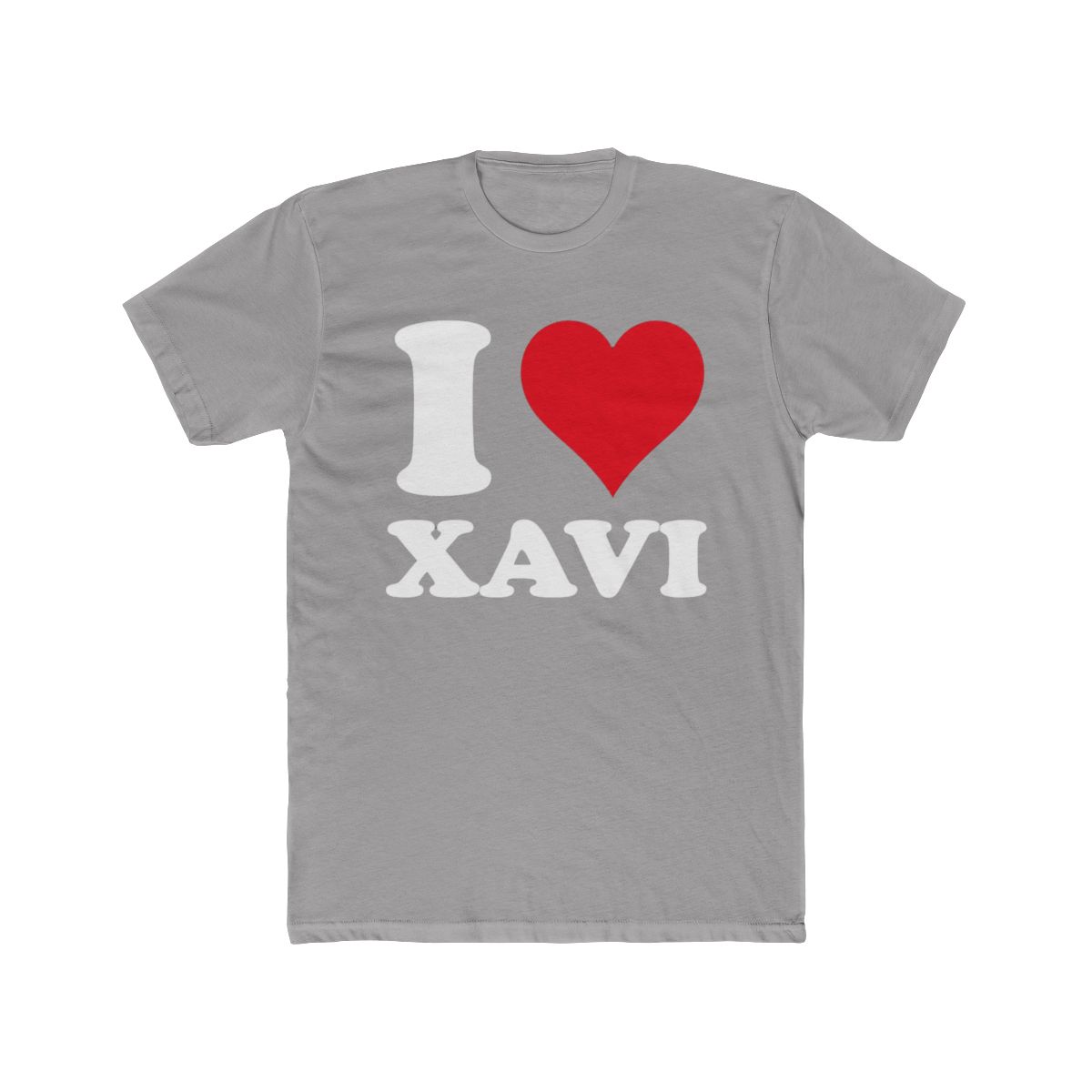 Red Heart I Love Xavi T Shirt - Official T-Shirts merchandise